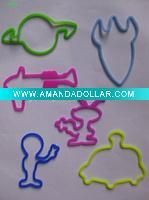 Wholesale shaped rubber bandz