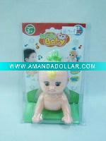 Wholesale supply b/o plastic doll with light