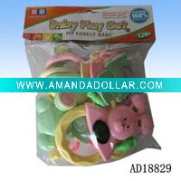 Plastic infant bell toys