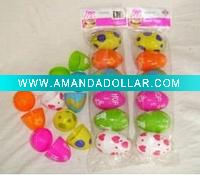 Wholesale plastic colored eggs