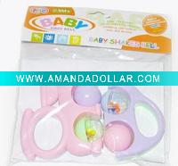 baby rattle -2pcs per bag