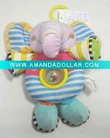 Wholesale plush toys stock stuffed baby toys soft and can make noisy