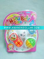 Wholesale baby rattle-2 pcs per card