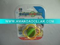 Plastic baby rattle