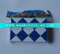 Wholesale square magic snake, color customizable, educational toy