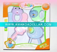baby rattles-4pcs per box