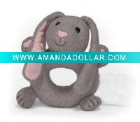 plush rabbit teether