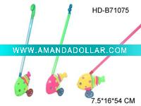Wholesale push & go cartoon fish