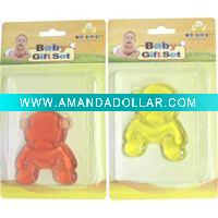 Wholesale EVA COLOR SOFT WATER FILLED TEETHER RINGS AND RATTLE FOR BABY