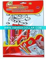 colouring and sticker set