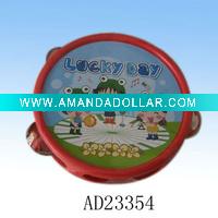 Plastic baby rattle squeakers toy