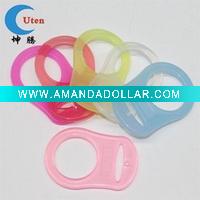 Wholesale Colorful Silicone Pacifier Ring for MAM, NUK