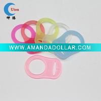Colorful Silicone pacifier adapters