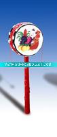 Wholesale 8CM Plastic traditional Chinese painting Rattle
