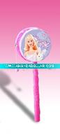 8CM Plastic Bobby Drum-shape Rattle