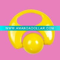 plastic baby shaking bell
