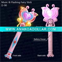 led flashing fairy music stick