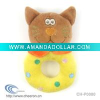 Wholesale Plush Baby Rattle,Stuffed Baby Rattle,Soft Baby Rattle