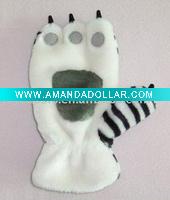 plush toy animal glove