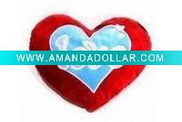 Wholesale heart love soft cushion