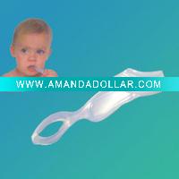Wholesale soft silicone baby toothbrush