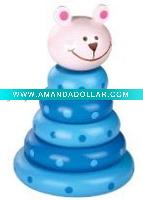 wooden tie up toy