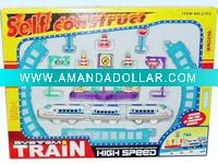 Wholesale B/O Self Construct Train Set