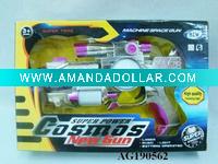 Wholesale supply b/o plastic flashing gun with music