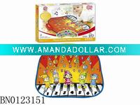 Play&learn piano baby mat(English),Baby learning blanket