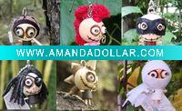 Wholesale Handmade Wooden Voodoo Toy Pendant