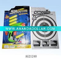 plastic guns with target