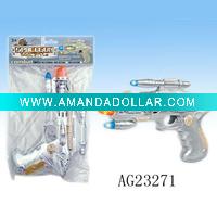 Wholesale Plastic shake toy sound gun with light
