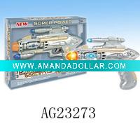 Wholesale Plastic sparkle gun toy with light