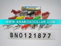 Wholesale Plastic animal toy set