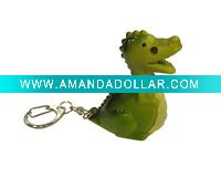Wholesale Led small dinosaur keychain toy