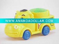 pull line Hippopotamus with light/candy toy