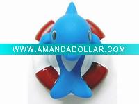 soft plastic animal,Dolphin plastic toy