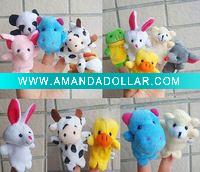 Wholesale plush finger puppet