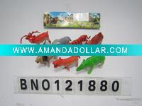 Plastic animal toy set