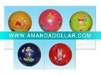 9" INFLATABLE CATOON BALL MIXED