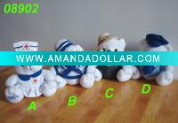 Wholesale plush toy Bears wear various clothes -08902
