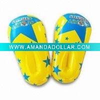 Wholesale inflatable pvc shoes/pvc toys