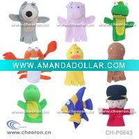 Wholesale Plush Finger Puppet Toy,Stufffed Finger Puppet