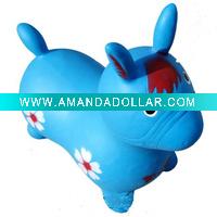 Wholesale Baby PVC inflatable animal, jumping horse