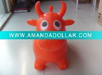 Soft inflatable animal