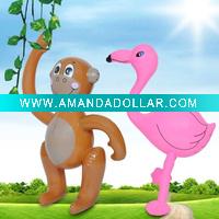 inflatable toy monkey