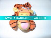 Wholesale 10cm plush tiger pendant