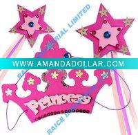 Wholesale craft for kids-make your own tiara & wand/foam craft kits/eva