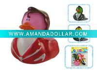 Wholesale rubber bathing duck toy, promotional toys, party favor