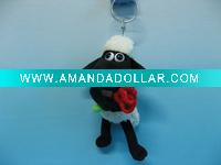 Wholesale BH9039C PLUSH SHAUN SHEEP KEYRING